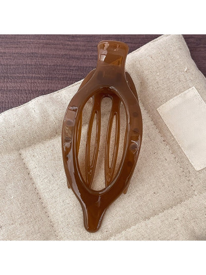 Beau - Flat Openwork Hair Claw Clip