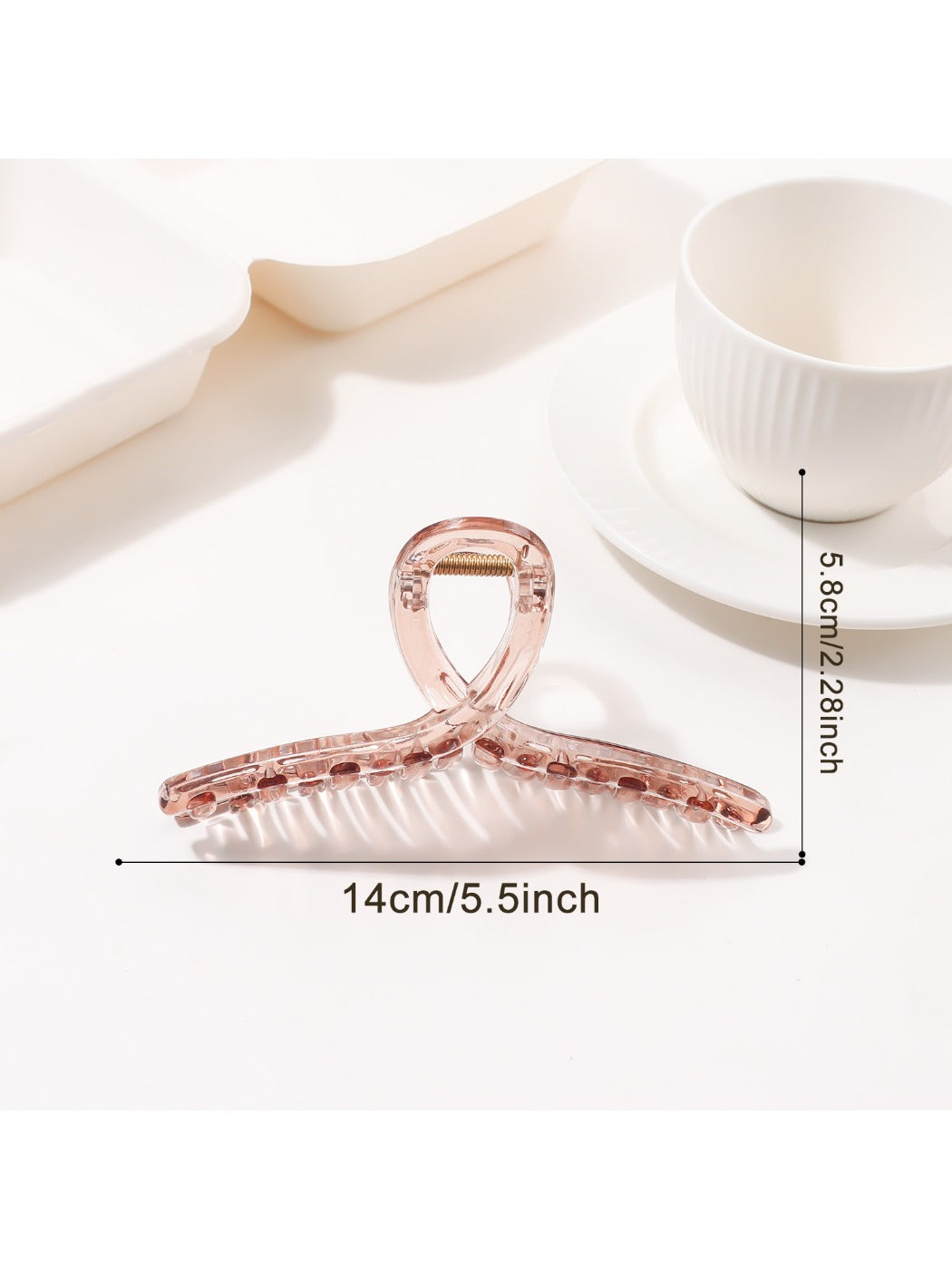 Beau - Clear Large Claw Clip