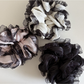 Gifty - Ruffled Cloud Shape Lace Trim Scrunchie