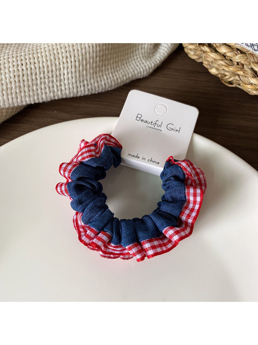 Gifty - 2 Pack Lace Trim Scrunchie