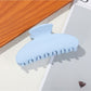 Beau - Matte Plastic Oval Shape Hair Styling Claw Clip