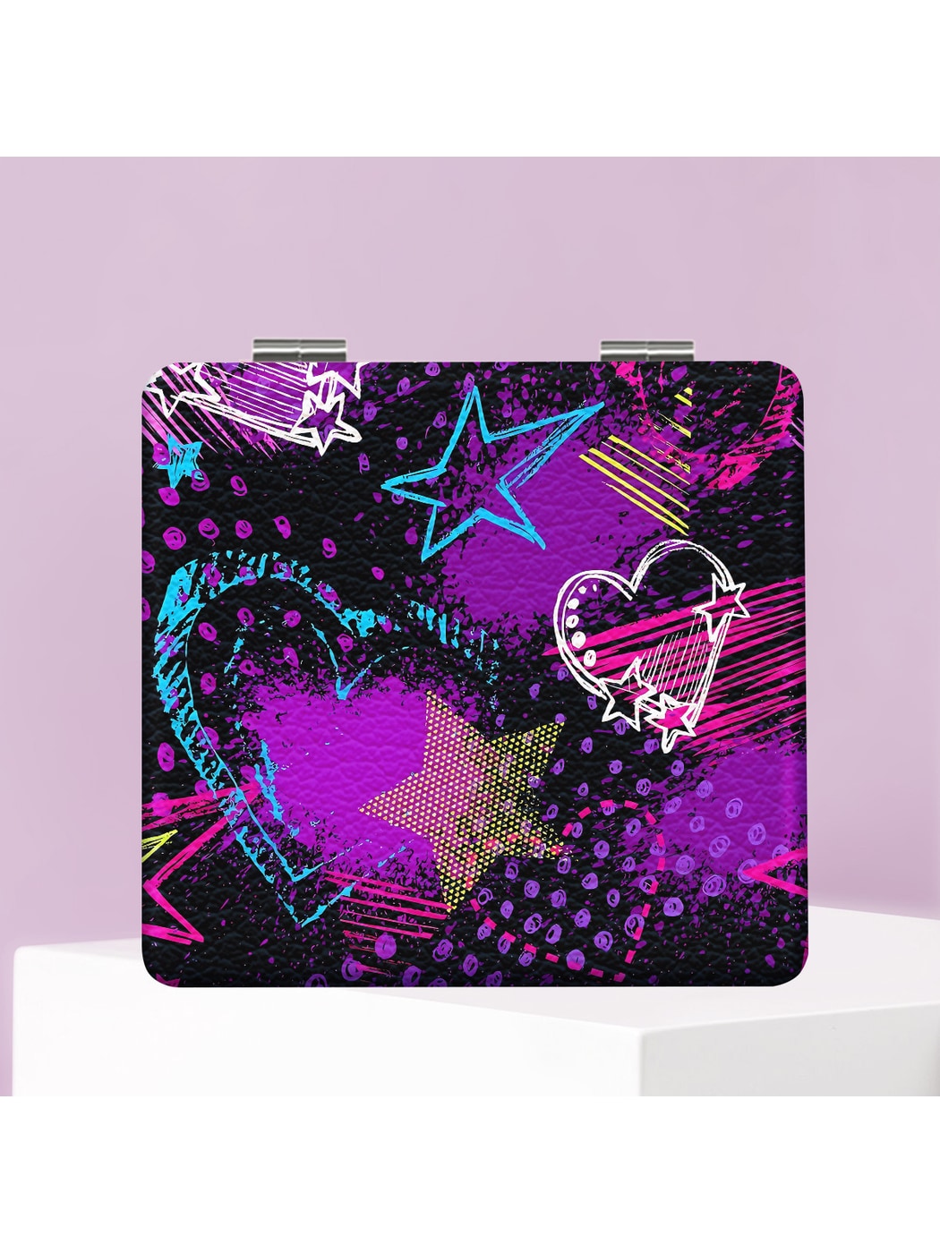 Mirroray - Y2K Cartoon Print Folding Makeup Mirror