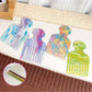 Camerow - Fashionable Marble Pattern Acetate Hair Comb