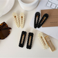 Beau - Polka Dot Geometric Duckbill Hair Clip