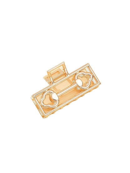 Beau Mysterious Retro Square Hair Clip displayed on white background