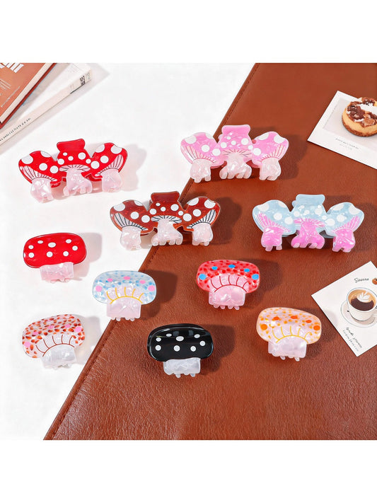 Beau - Cute Mushroom Shaped Hair Claw Clip