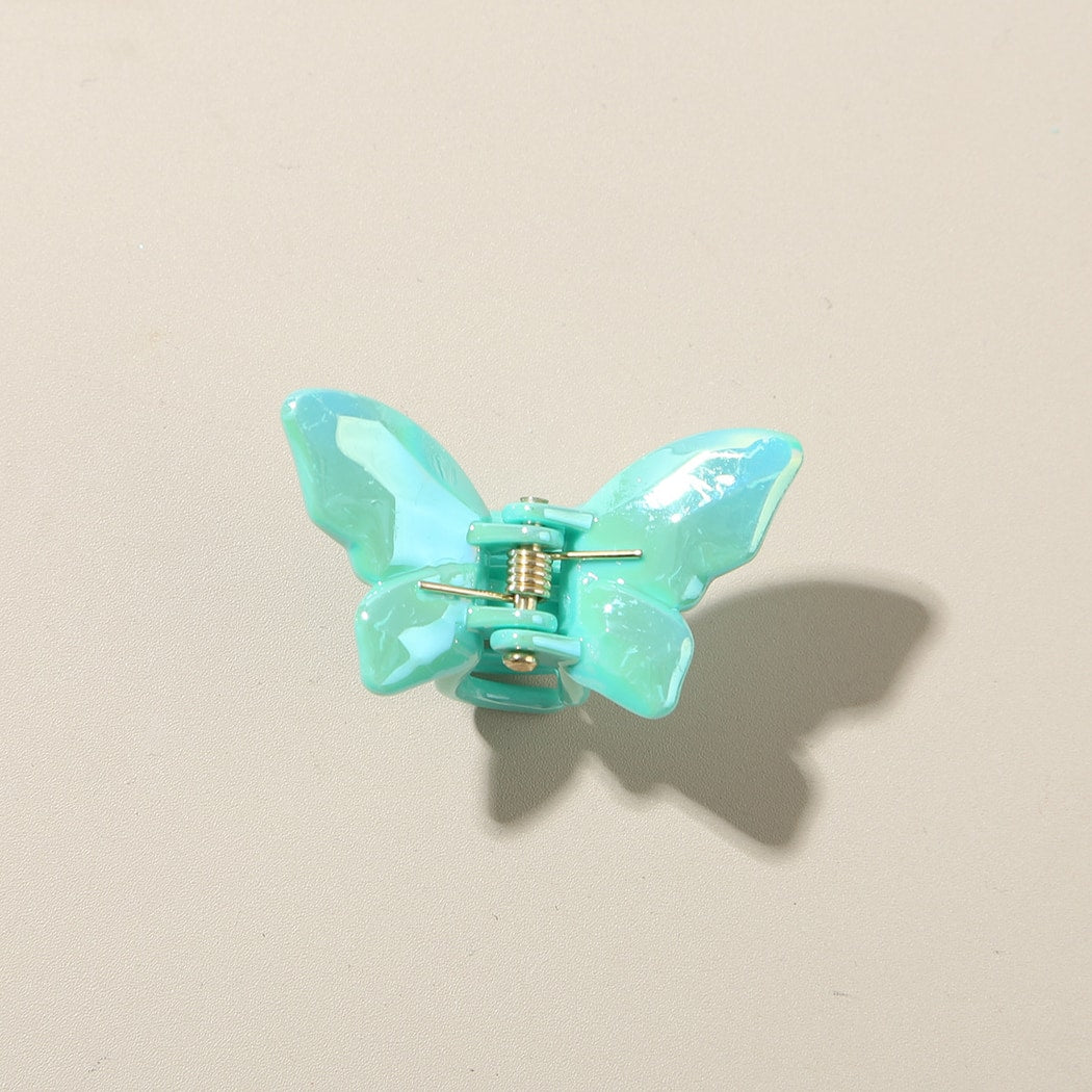 Beau - Glossy Butterfly Shape PS Alloy Claw Clip