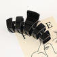 Beau - Simple Matte Finish Plastic Claw Clip