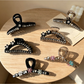 Beau - Floral Detail Plastic Hair Claw Clip