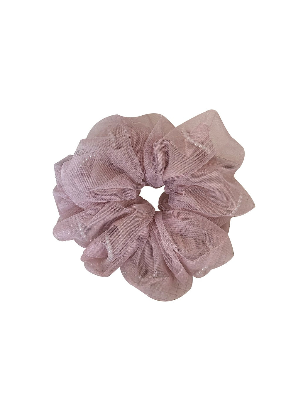 Gifty - Double Layer Mesh Ruffle Hair Tie Scrunchie