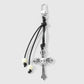 Keypus - Halloween Bat Cross Heart Charm Keychain