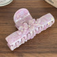Beau - Acetate Hair Claw Clip with Flower Design