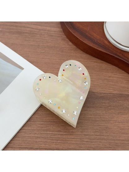 Beau - Valentine'S Heart Hair Claw Clip