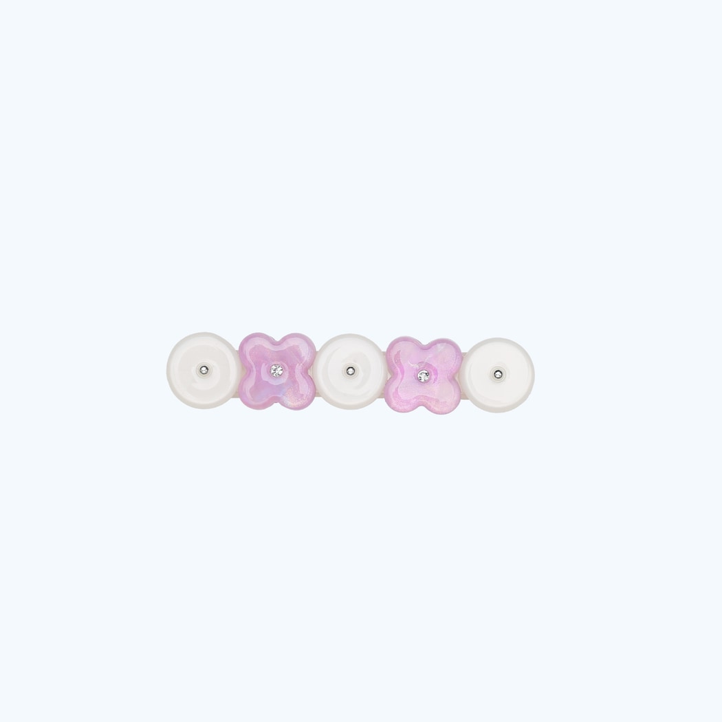 Beau - Vintage Two Tone Floral Hair Clip