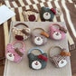 Gifty - Adorable Plaid Bear Hair Tie Set