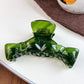 Beau - Geometric Acetate Bow Style Hair Claw Clip