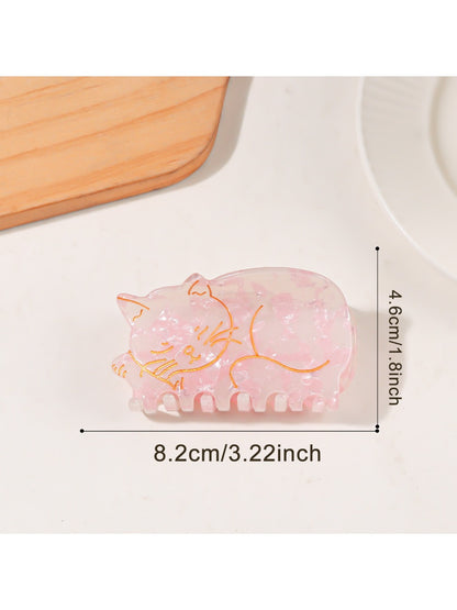 Beau - Adorable Cat Shaped Hair Claw Clip