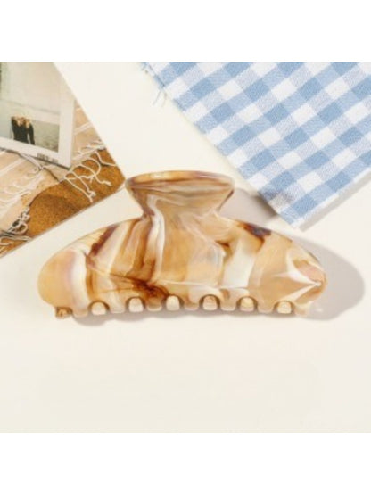 Beau - Marble Pattern Hair Claw Clip
