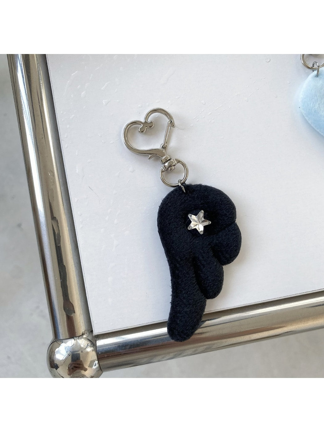 Keypus - Plush Look Angel Wing Purse Charm Keychain