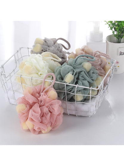 Papo - Macaron Colored Hanging Rope Bath Pouf