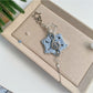 Keypus - Music Note Snowflake Decorative Strap Keychain