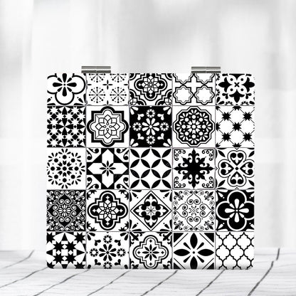 Mirroray - Checkered Print Foldable Makeup Mirror