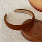 Gifty - Modern Minimalist Velvet Look Wide Headband