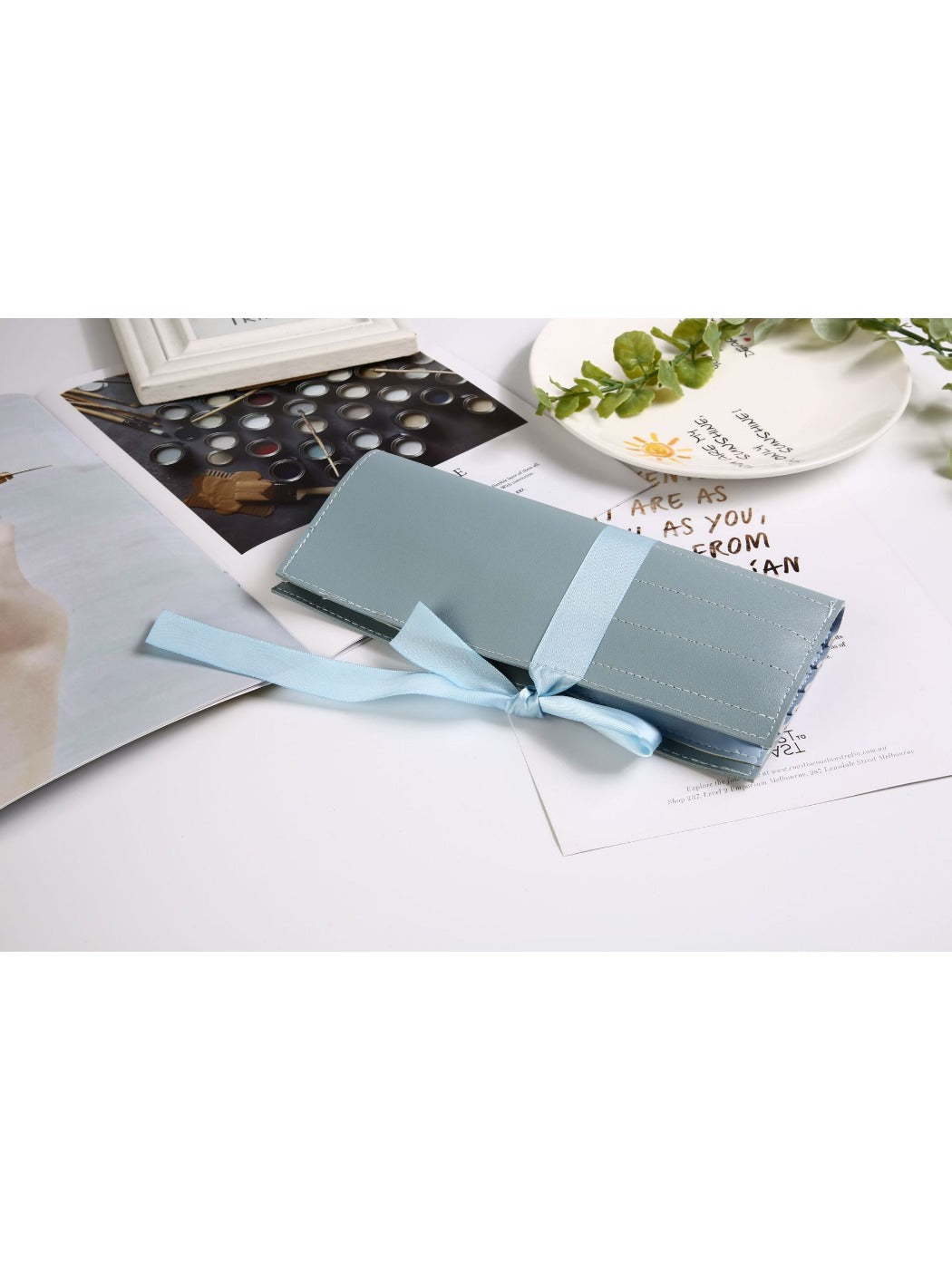 Smoosh - 10 Piece Blue Makeup Brush Set