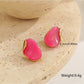 Earedge - Elegant Amber-Toned Earrings