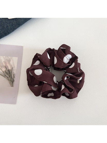 Gifty - Vintage Polka Dots Scrunchie