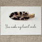 Beau - Leopard Print Oval Hair Clip