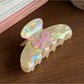 Beau - Iridescent Bow Acetate Claw Hair Clip