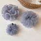 Gifty - Ruffled Polka Dot Polyester Mesh Hair Scrunchie