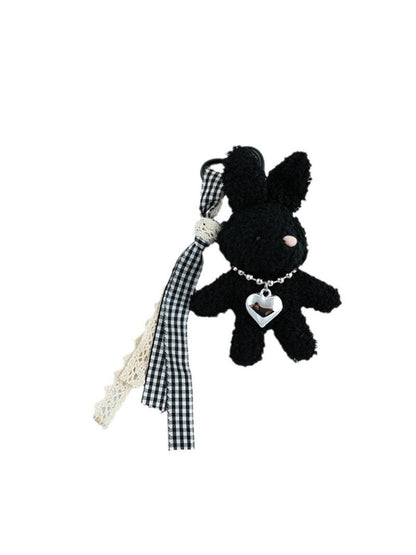 Keypus - Love Bow Bunny Backpack Pendant