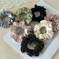 Gifty - Ruffled Gloss Finish Elastic Hair Scrunchie