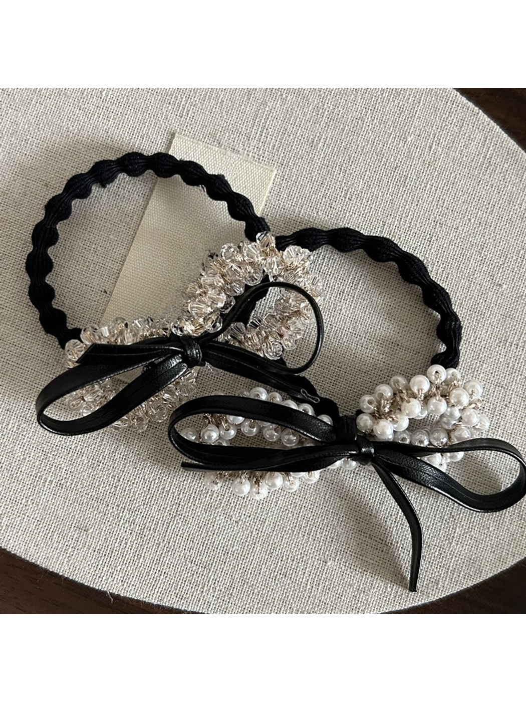 Gifty - Elegant Bow Detail Polyester Hair Tie