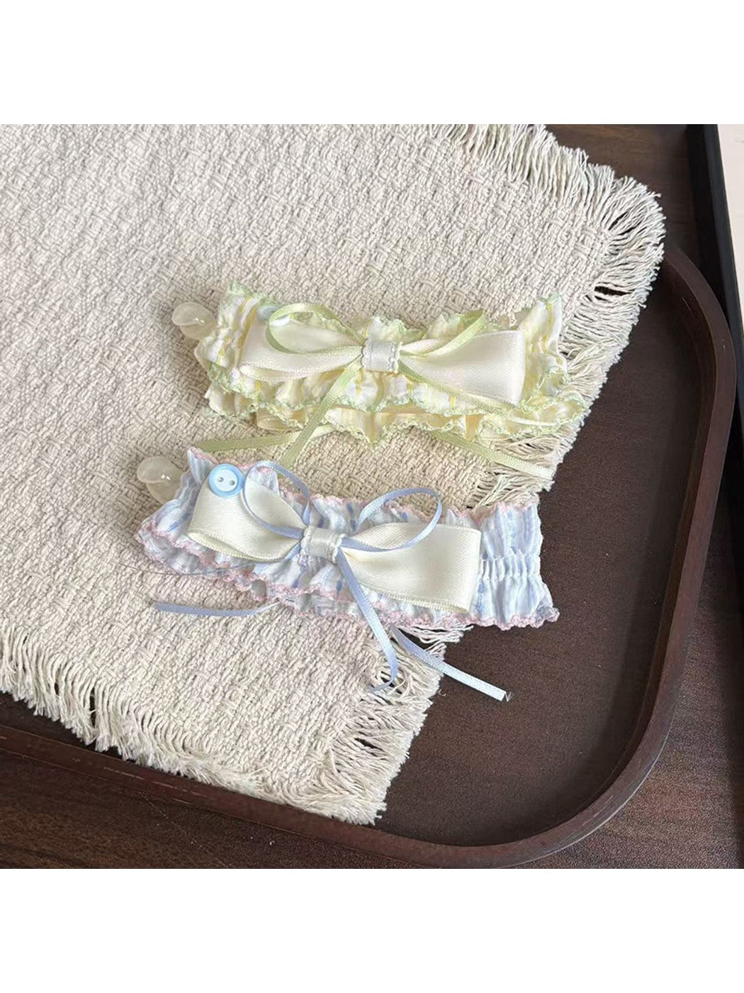 Beau - Sweet Style Ruffle Bow Ribbon Banana Clip