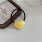 Gifty - Colorful Acetate Heart Shaped Hair Ties