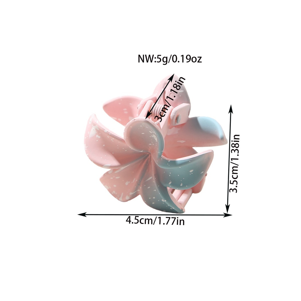 Beau - Gradient Petal Flower Hair Claw Clip