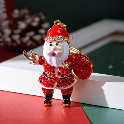Keypus - Standing Santa Claus Christmas Keychain