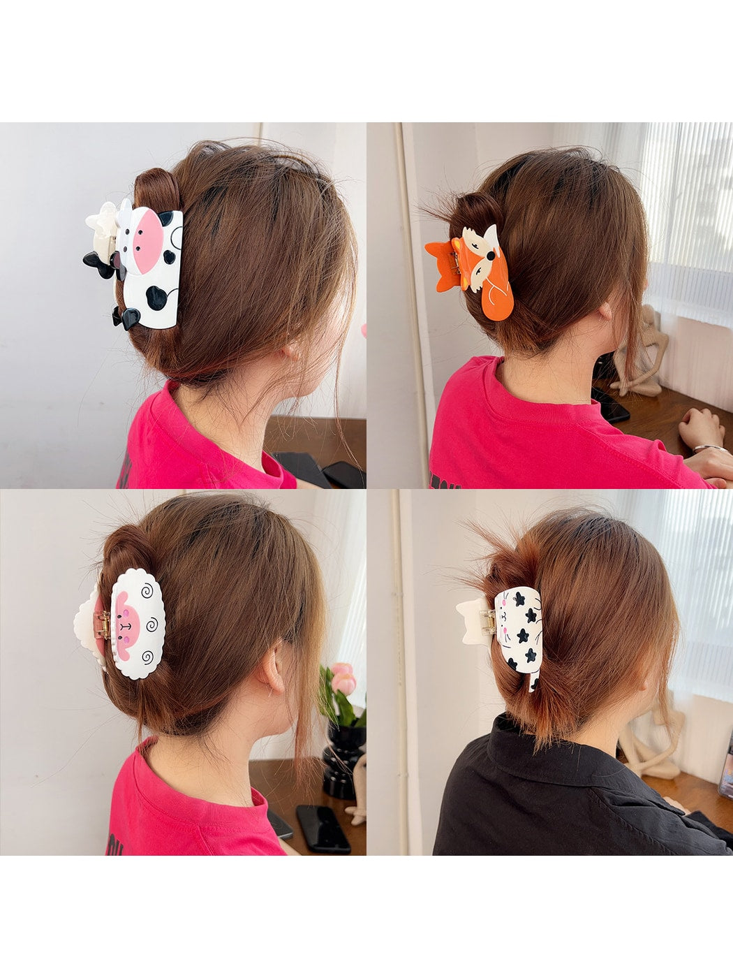 Beau - Cute Acetate Animal Shape Hair Claw Clip