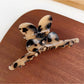 Beau minimalist hair claw clip shown from back with visible hinge