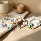 Keypus - Acrylic Bow Beaded Bag Charm Keychain