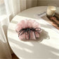 Beau - Polyester Mesh Gathered Bow Detail Claw Clip