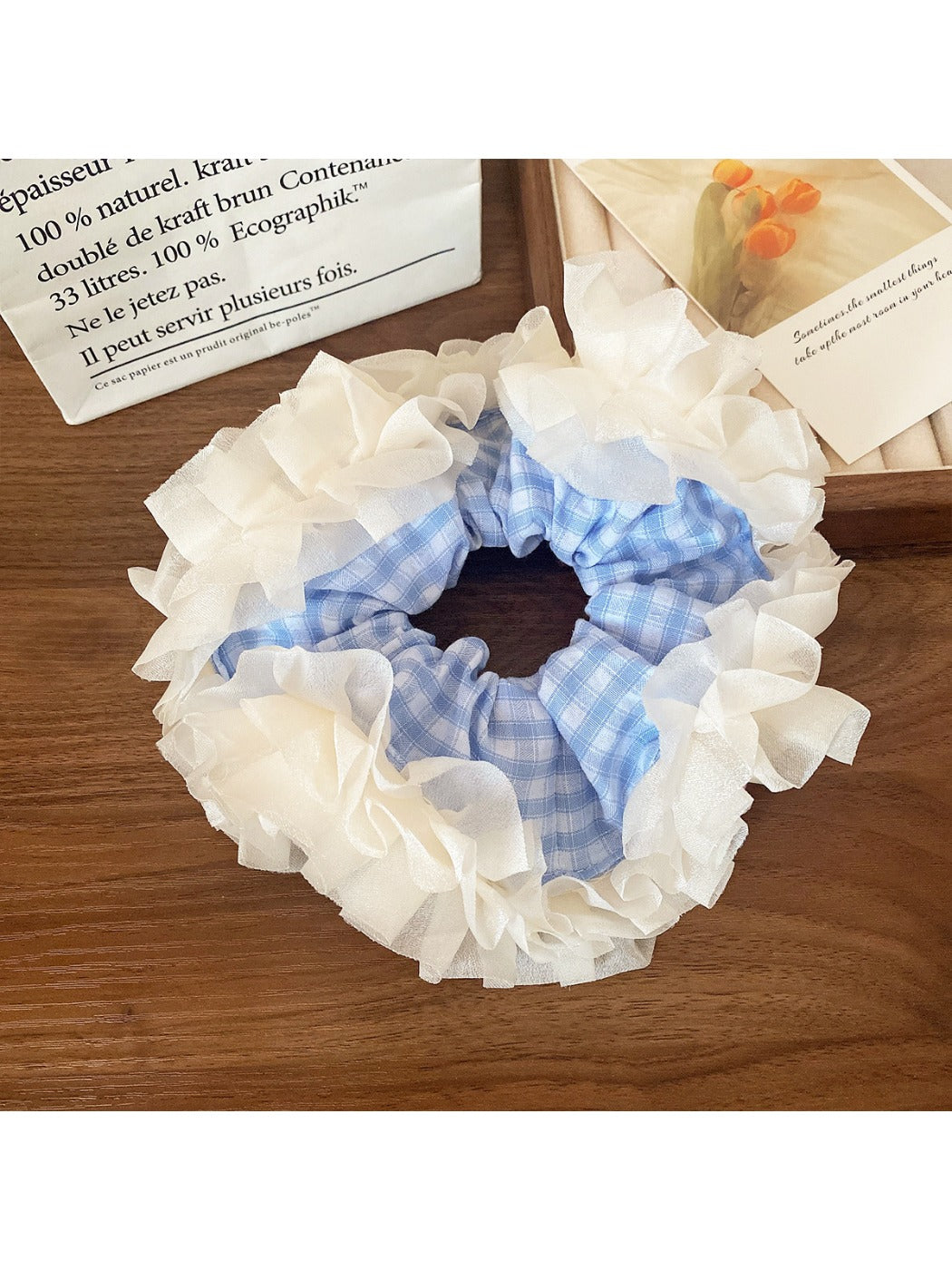 Gifty - Spring Delicate Lace Scrunchie