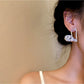 Earedge - Alloy Cluster Design Stud Earrings
