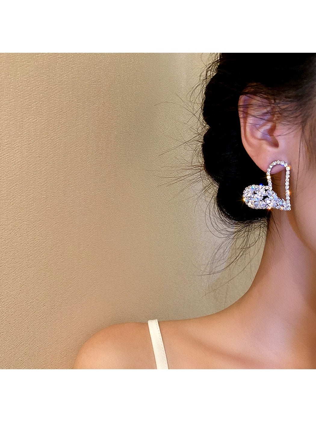 Earedge - Alloy Cluster Design Stud Earrings