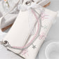 Keypus - Y2K Beaded Bow and Heart Keychain Bag Charm