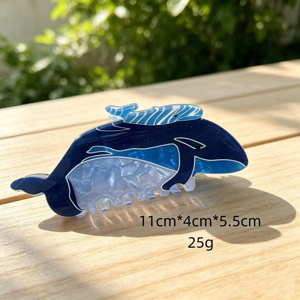 Beau - Ocean Animal Shape Acrylic Claw Clip