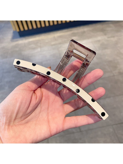 Beau - Polka Dot Hair Claw Clip